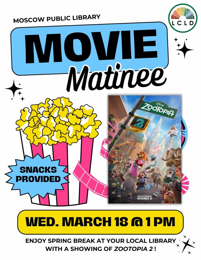 Moscow Public Library Movie Matinee Flyer