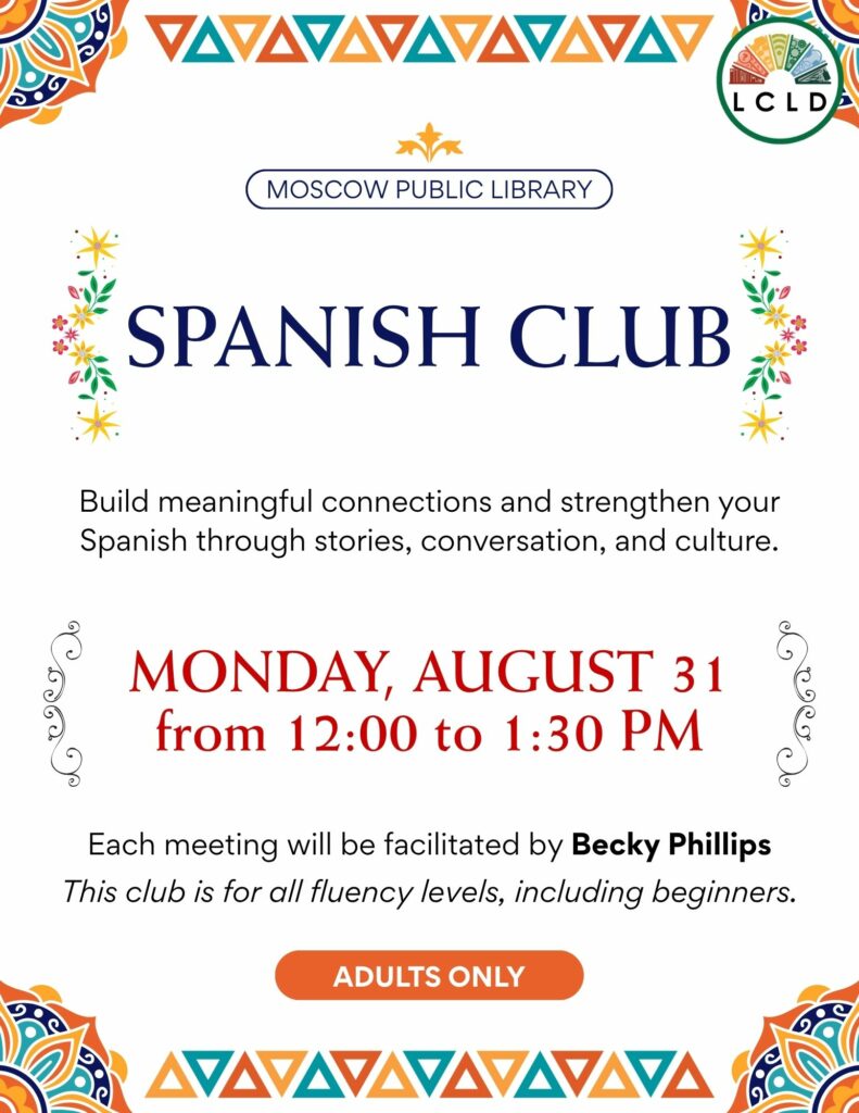 Spanish Club August Flyer