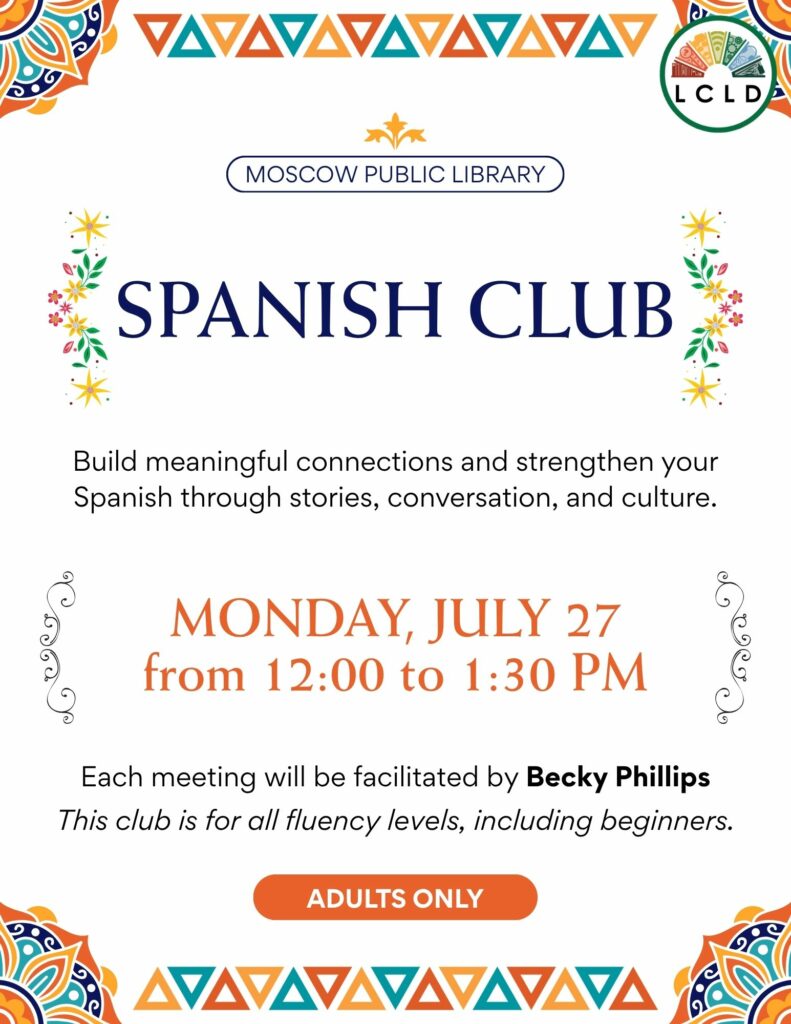 Spanish Club July Flyer