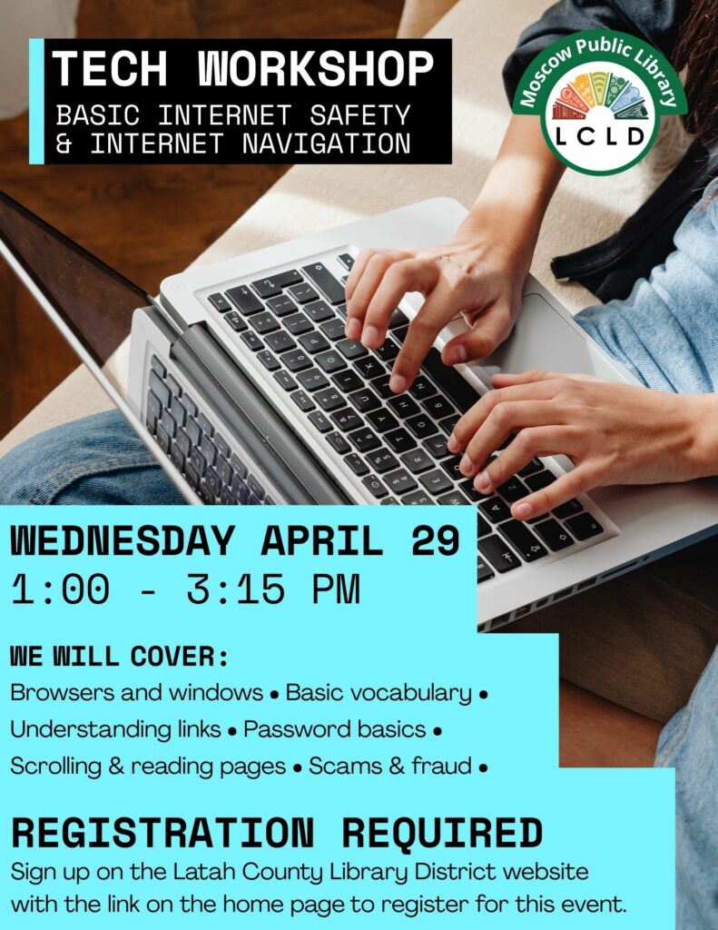 Tech Workshops Topic 1 Flyer