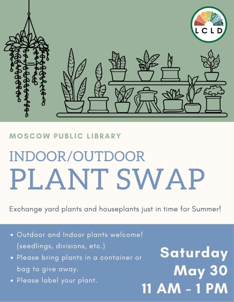 Flyer for Indoor Outdoor Plant Swap