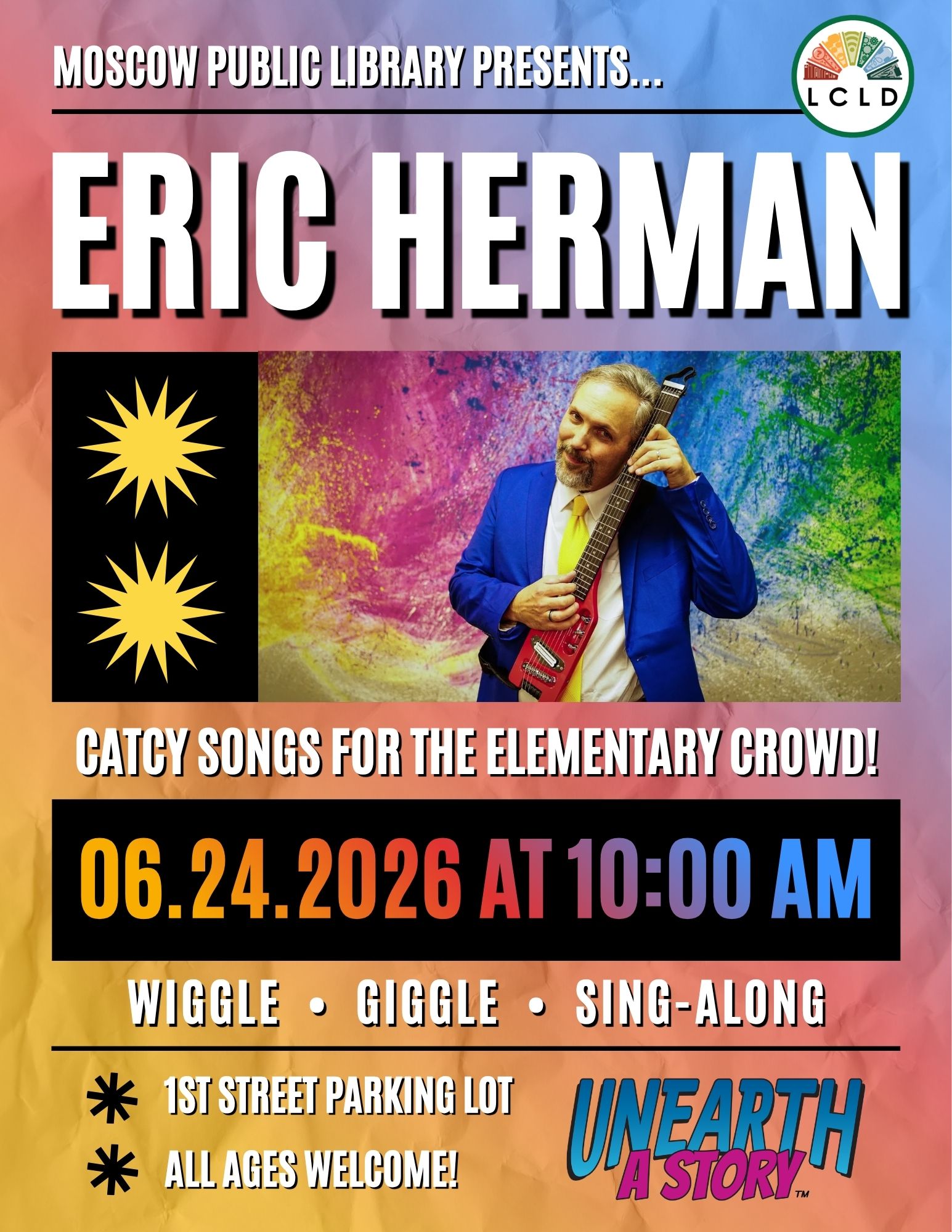 Moscow Eric Herman Musical Act Flyer