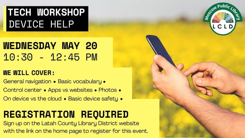 Device Help Tech Workshop Flyer