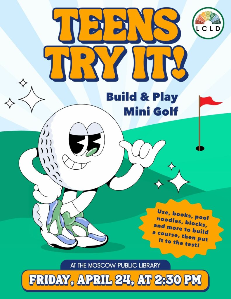 Teens Try It Build and Play Mini Golf Flyer