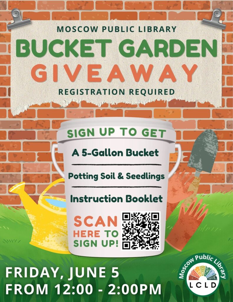 Bucket Garden Giveaway Flyer