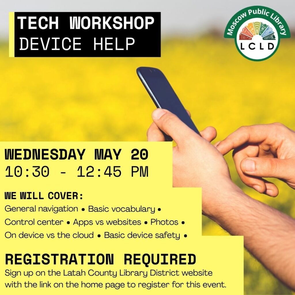 Moscow Device Help Tech Workshop Flyer
