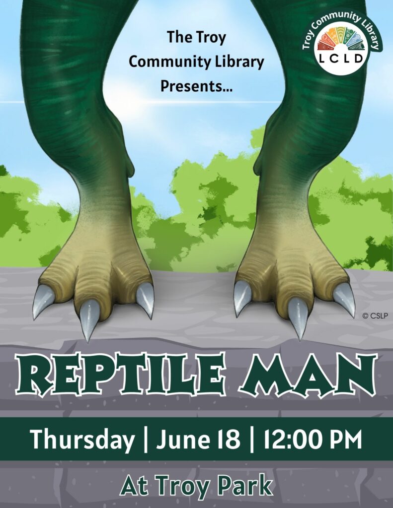 Troy Reptile Man Flyer