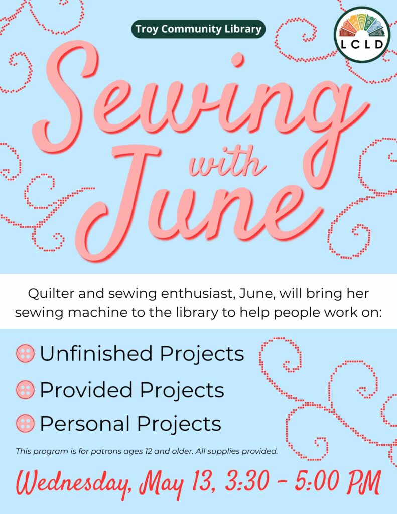 Sewing with June Flyer
