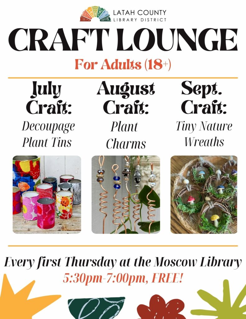 Craft Lounge Schedule Flyer