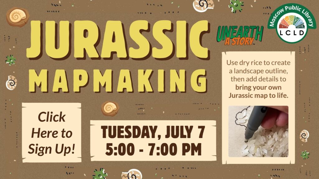 Jurassic Mapmaking Flyer