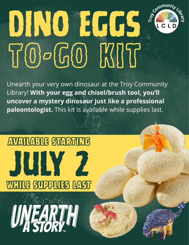Dino Eggs To Go Kit Flyer