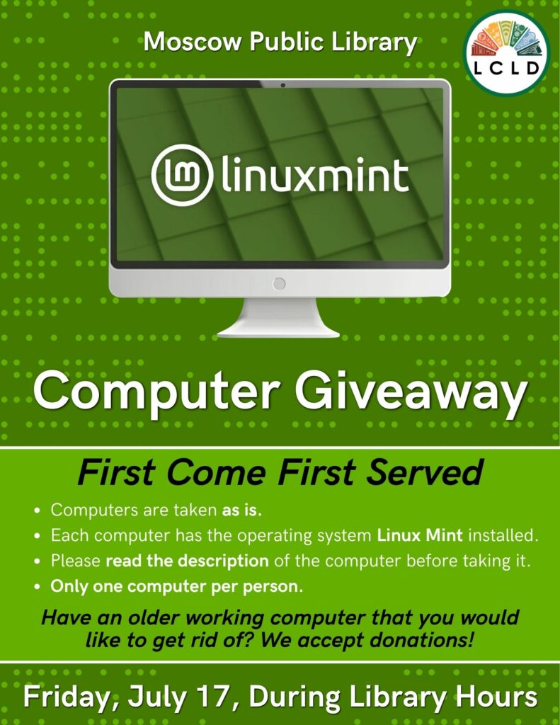 Linux Computer Giveaway Flyer