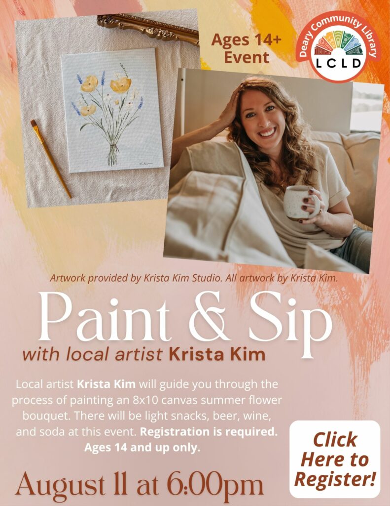Deary Sip and Paint Flyer