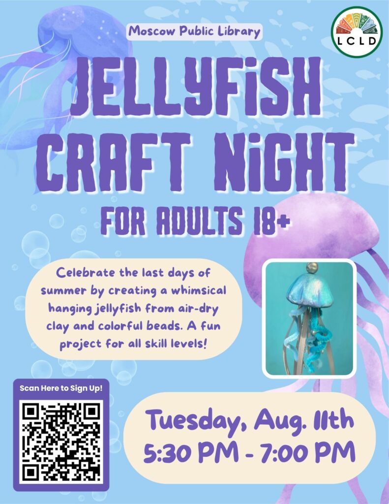 Jellyfish Craft Night Flyer