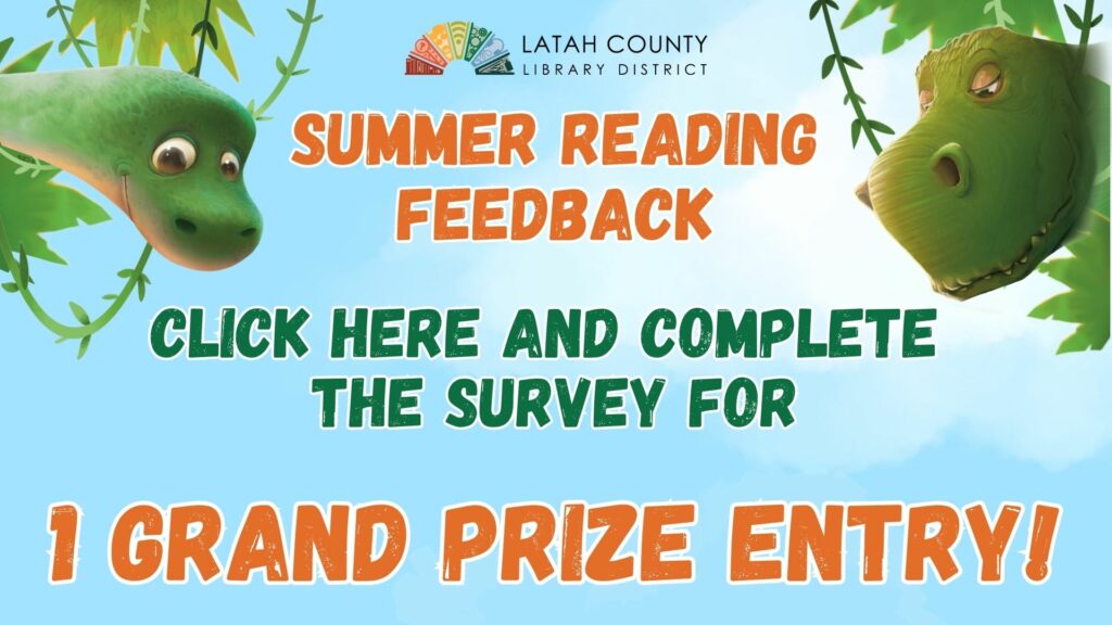 Summer Reading 2026 Feedback Survey Flyer
