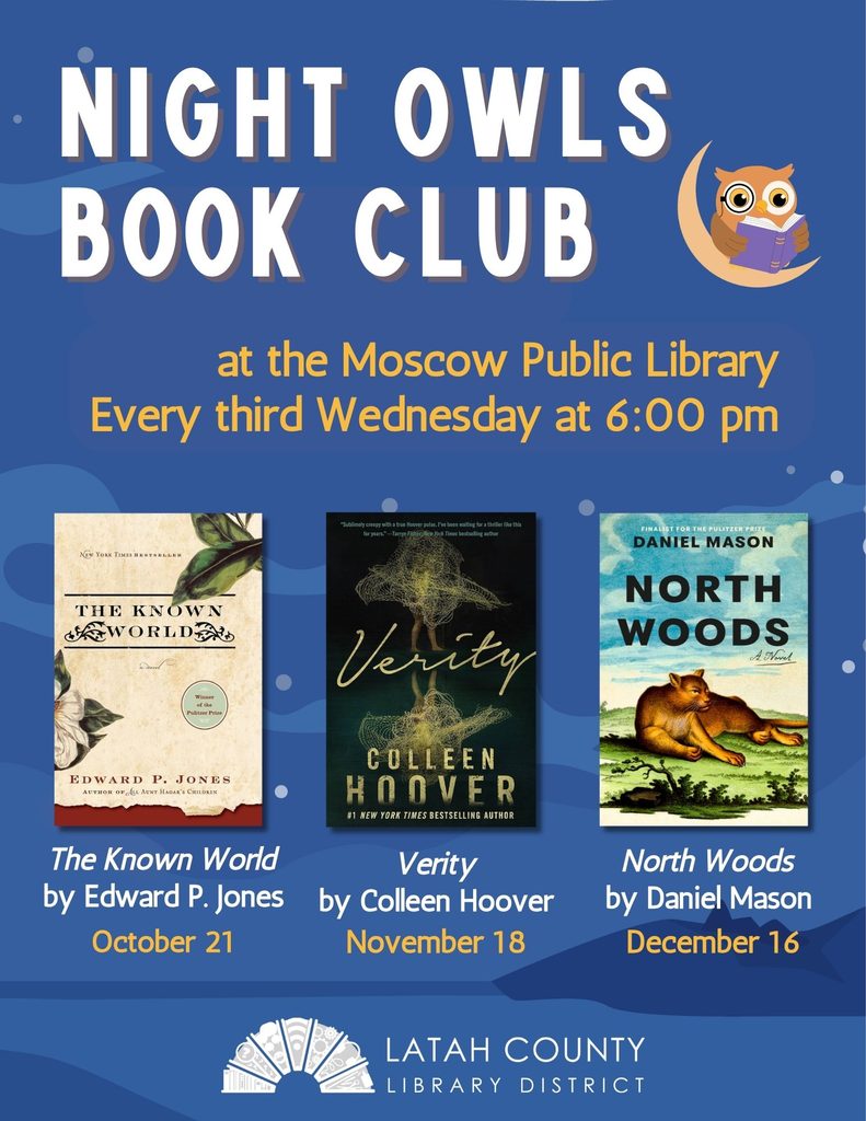 Night Owls Book Club Flyer Quarter 4