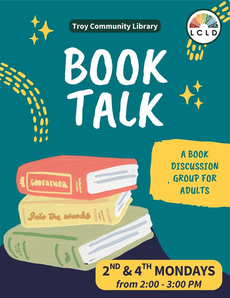 2026 Book Talk Flyer
