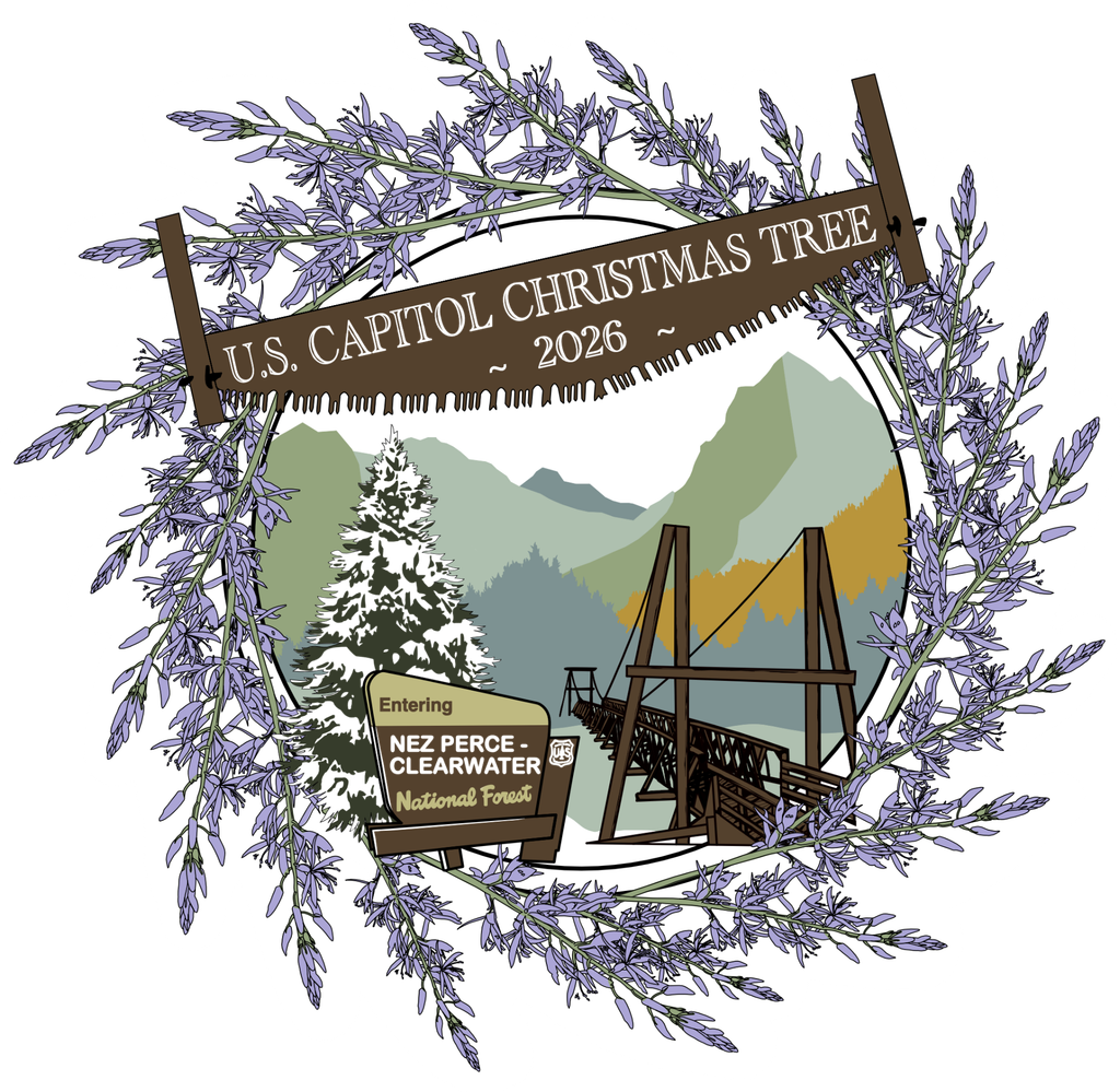 US Capitol Christmas Tree 2026 Logo