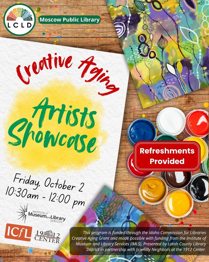 Creative Aging Artists Showcase Flyer