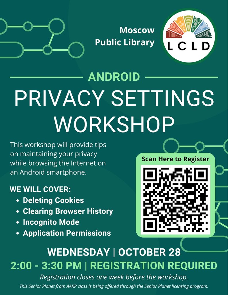 Android Privacy Settings Workshop Flyer