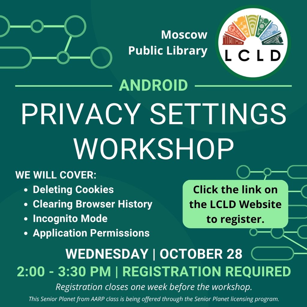 Android Privacy Settings Workshop Flyer