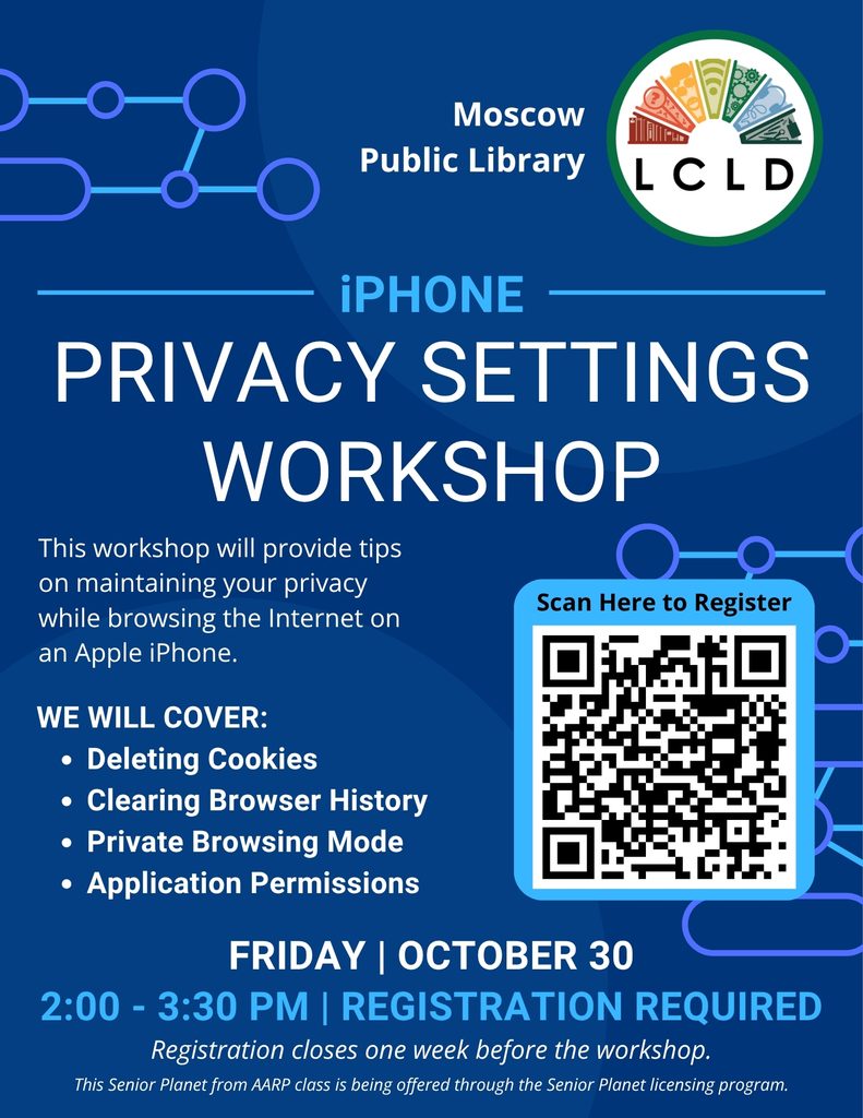 iPhone Privacy Settings Workshop Flyer