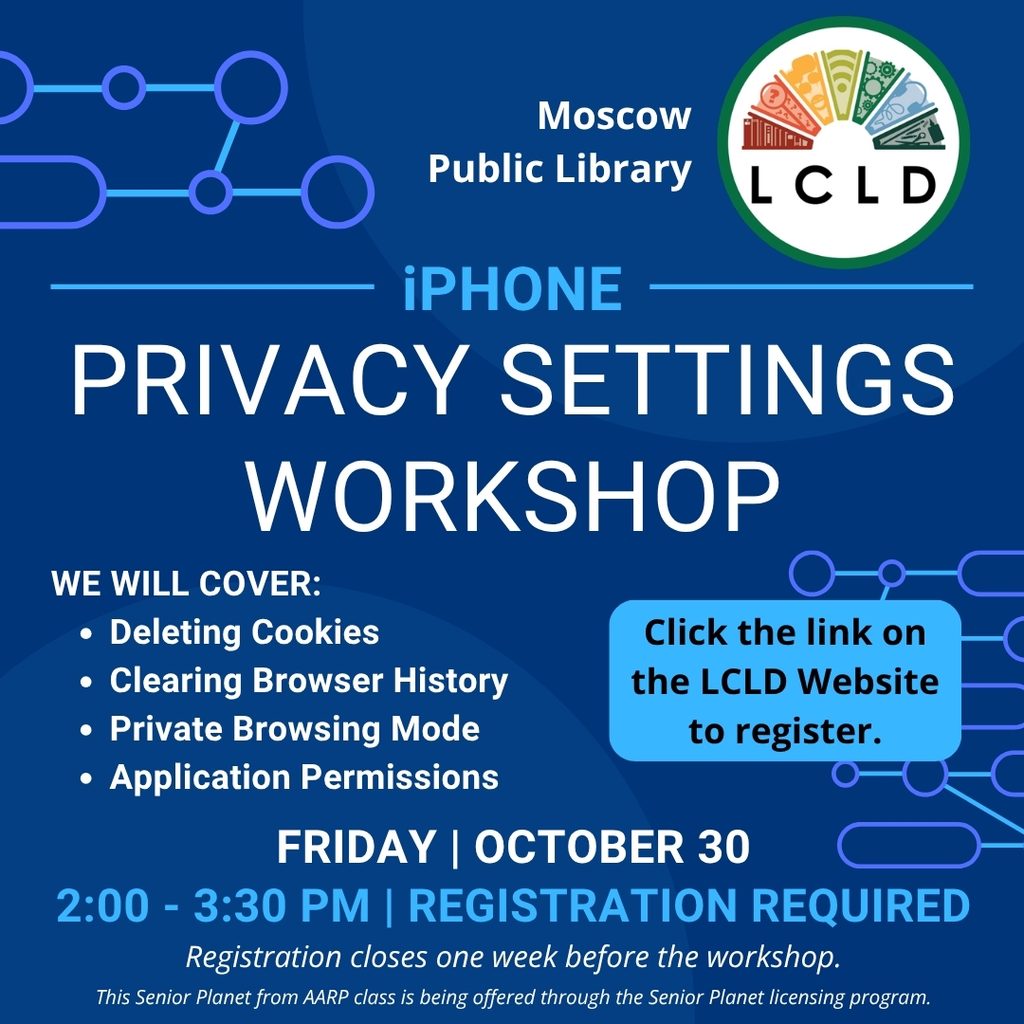 iPhone Privacy Settings Workshop Flyer
