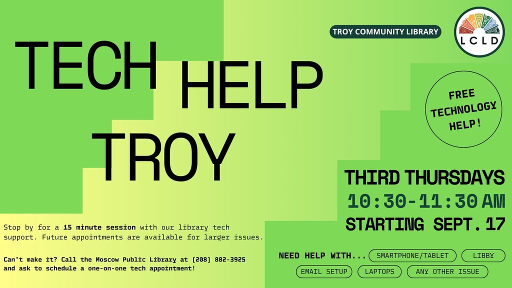 Tech Help Troy Flyer