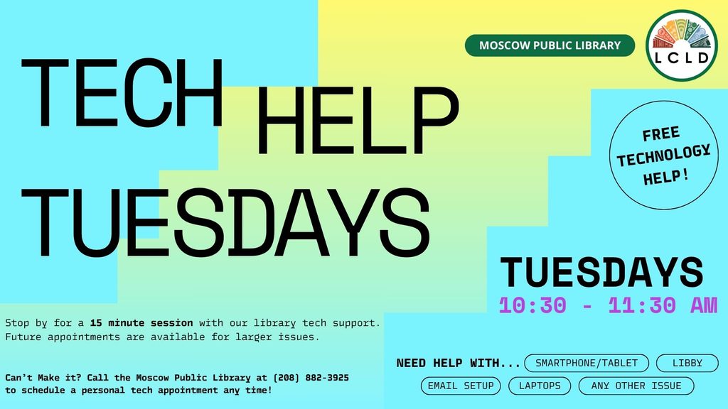 Tech Help Tuesday Flyer