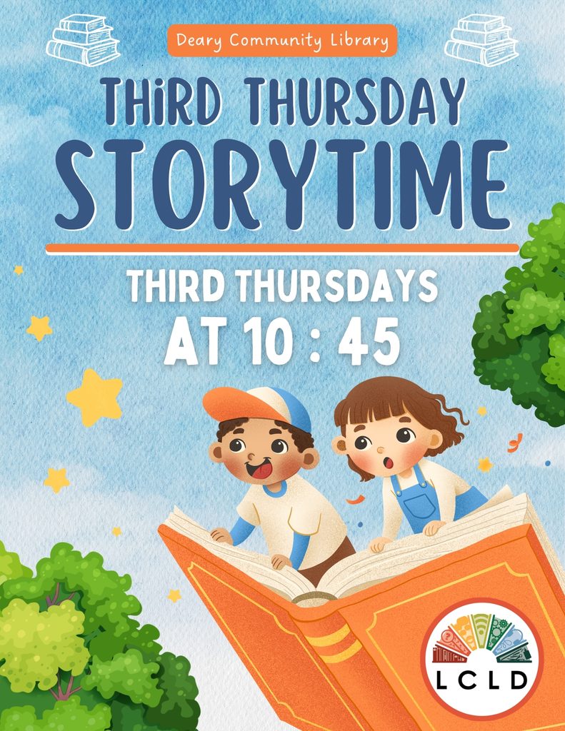 Deary Third Thursday Storytime Flyer