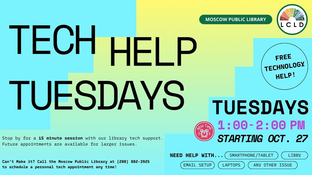 Tech Help Tuesday Flyer